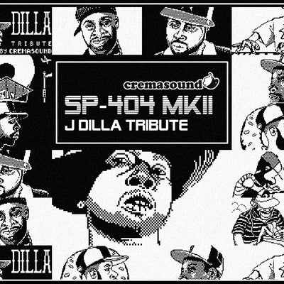 J DILLA pixel art tribute | SP-404 MK2 startup image pack | CremaSound.Shop