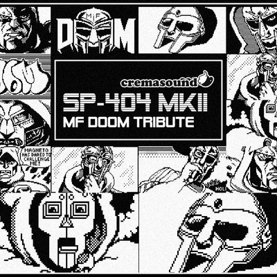 MF DOOM Pixel Art Tribute - SP-404 MK2 startup image pack - CremaSound.Shop