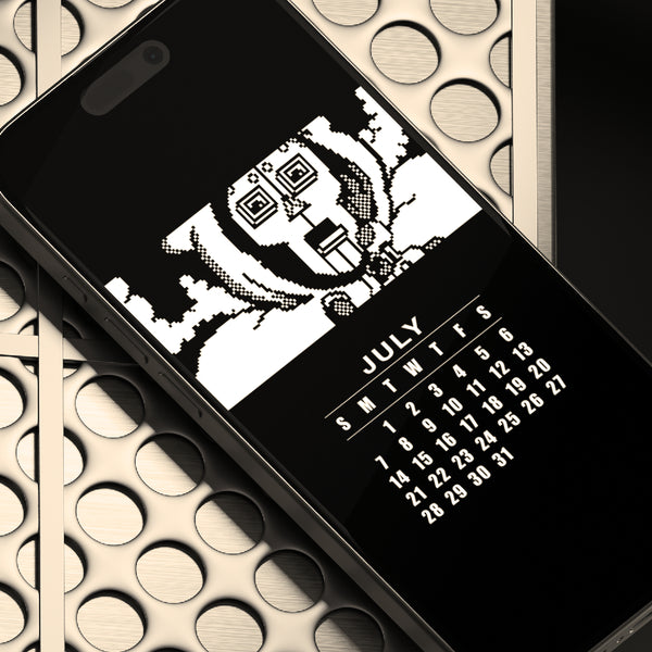 2024 Cell Phone Calendar - MF DOOM Original Pixel Art by CremaSound.Shop
