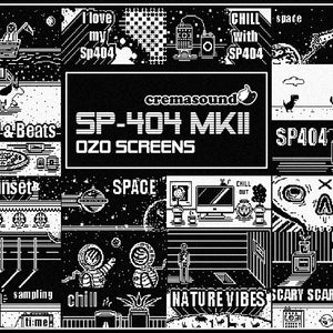 OZO Screens - SP-404 MK2 - CremaSound.Shop