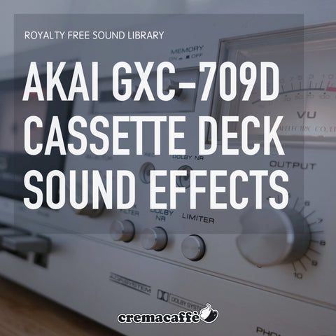 Akai GXC-709D Cassette Deck Sound Effects