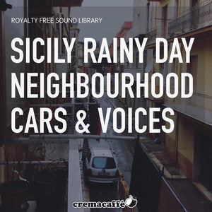 At the Balcony | Sicily on a Rainy Day - Cremacaffe Design