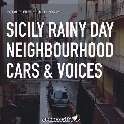 At the Balcony | Sicily on a Rainy Day - Cremacaffe Design