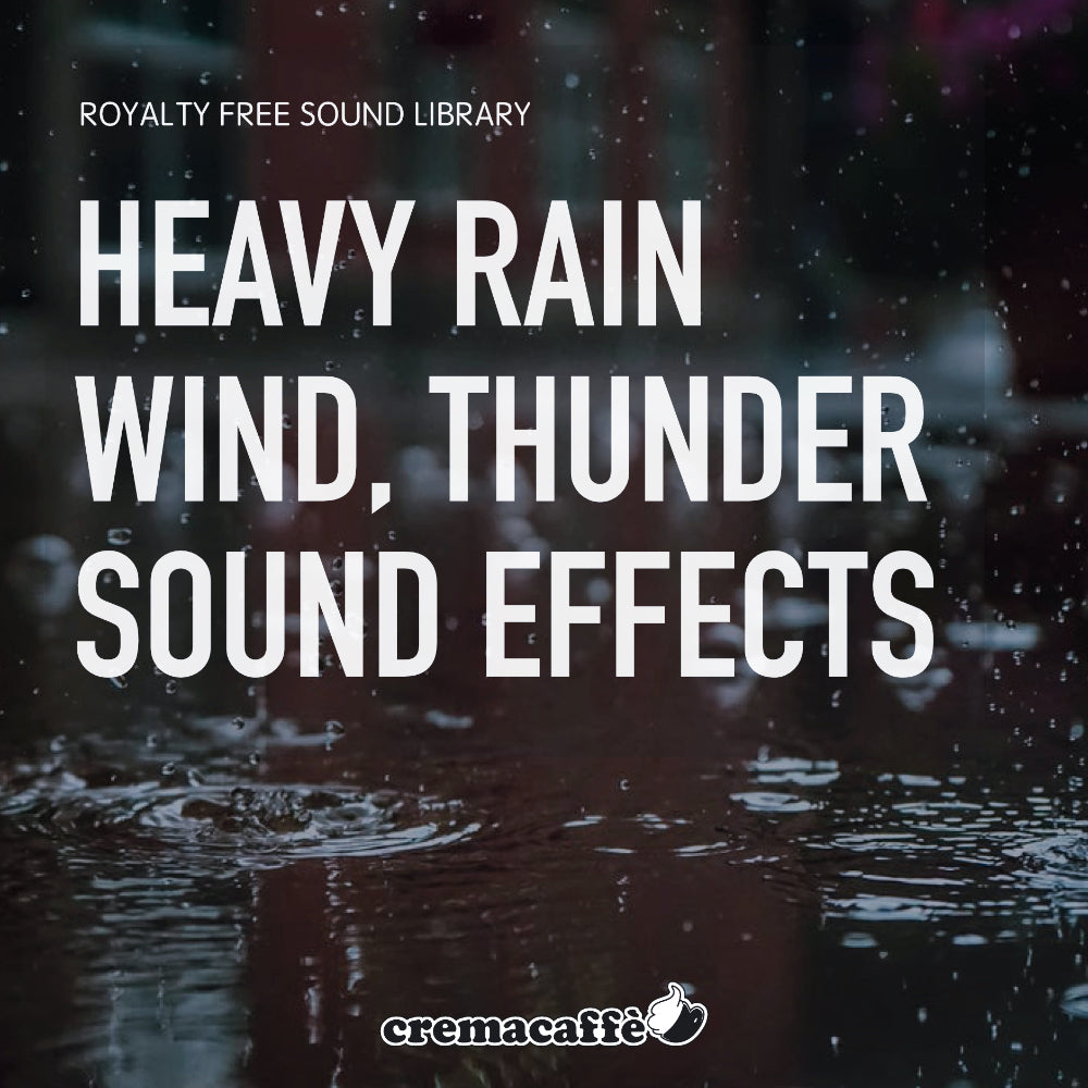 Heavy Rain, Wind and Thunders | Sound Library