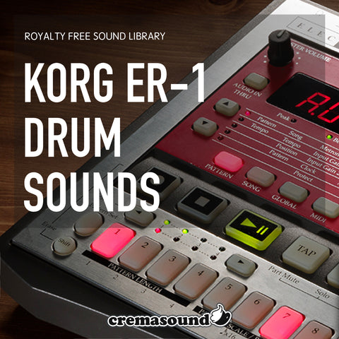 KORG ER-1 Drum Sounds - CremaSound