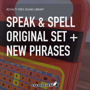 Speak & Spell - Royalty Free Sound Library