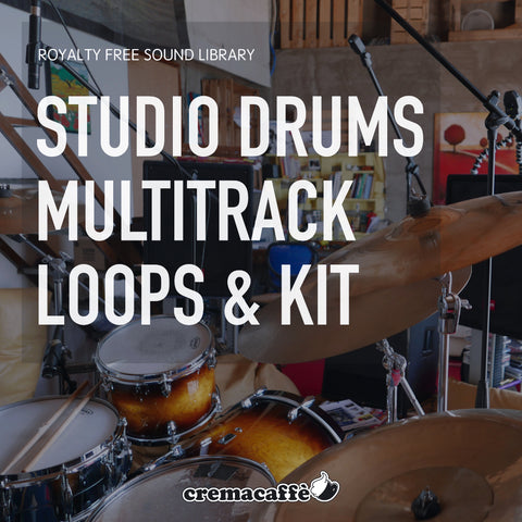 Studio Drums | Multitrack, Loops & Kit - Cremacaffè Design