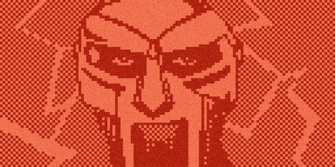 MF DOOM Pixel Art Tribute by Cremacaffe Design
