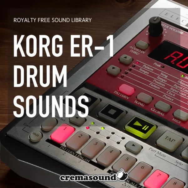 KORG ER-1 Drum Sounds - Sound Pack by CremaSound