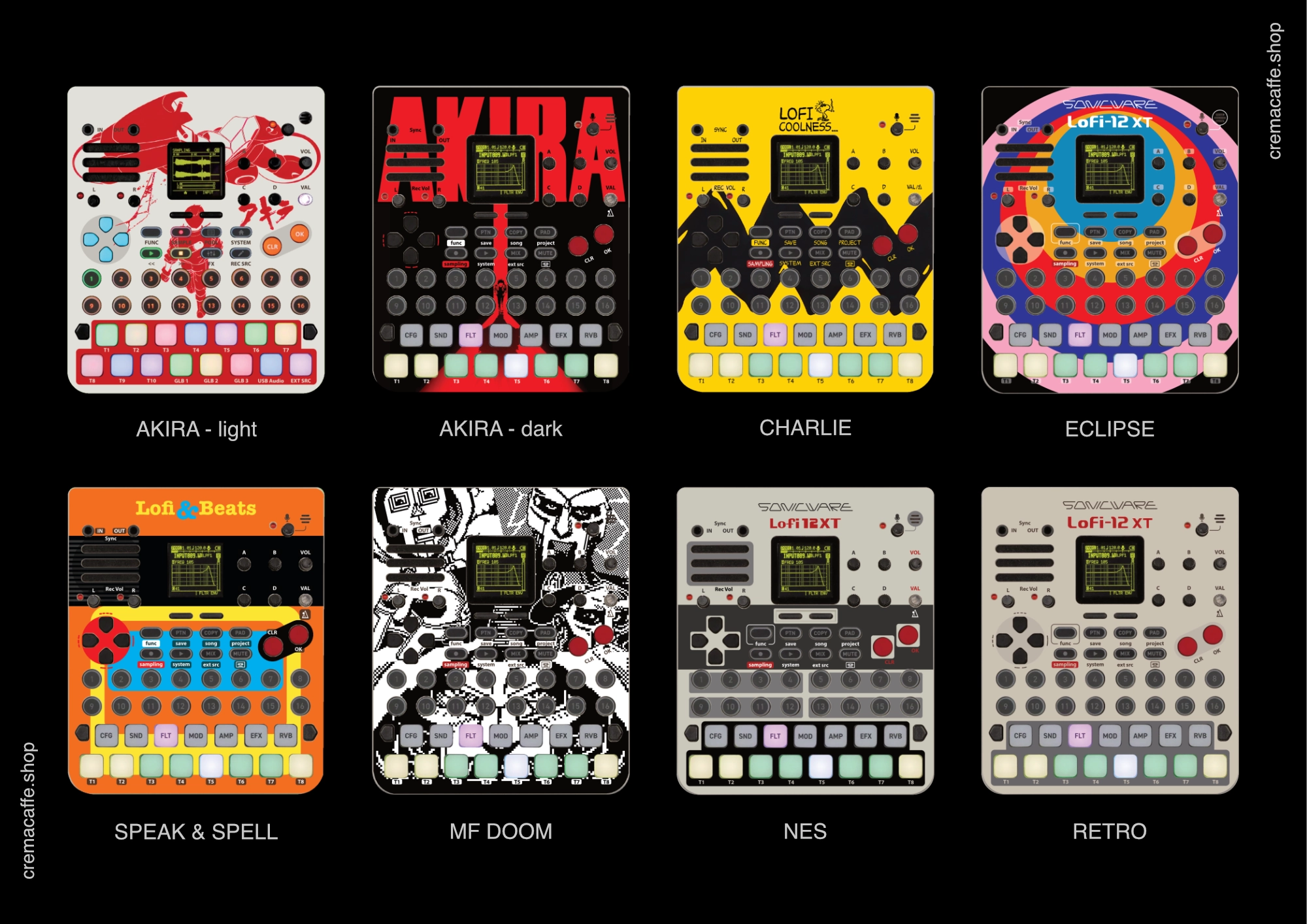 DIY Printable Custom skins for the Sonicware Lofi-12 XT sampler